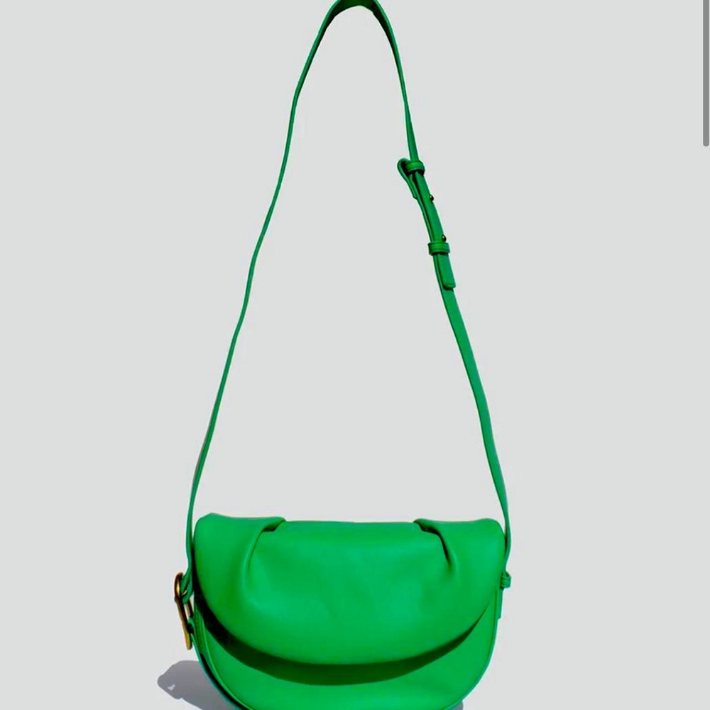 Street Level Vibrant Green Shoulder Bag